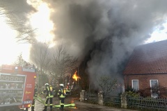 Lage unmittelbar nach Eintreffen der ersten Einsatzkräfte.
