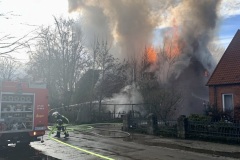Lage unmittelbar nach Eintreffen der ersten Einsatzkräfte.